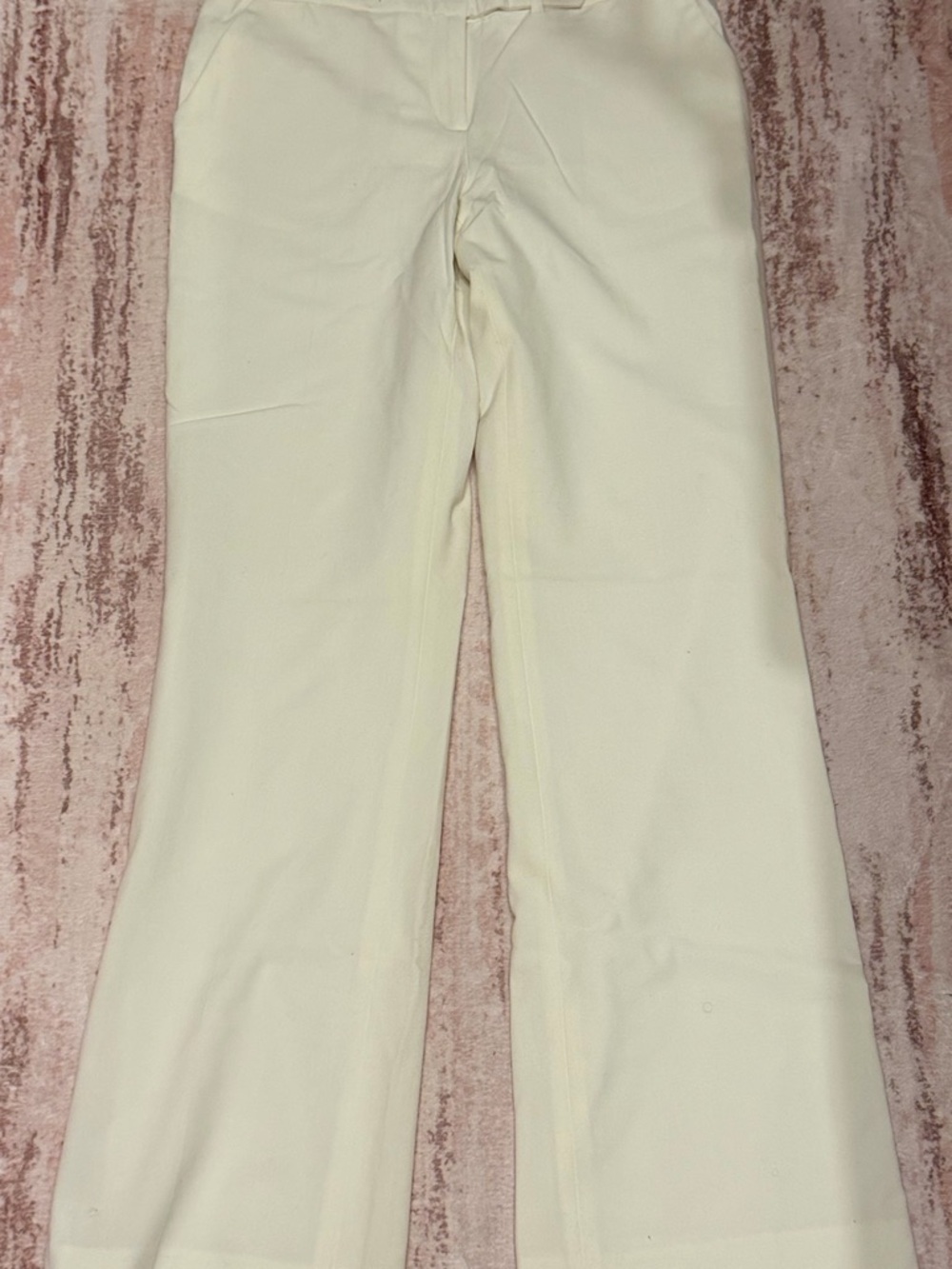 Calvin Klein White Wide-Leg Trousers